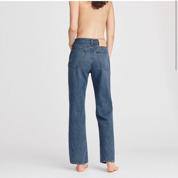 Rag & bone Ruthie Super High Rise Straight Jeans Baywater size 28 - Picture 13 of 13